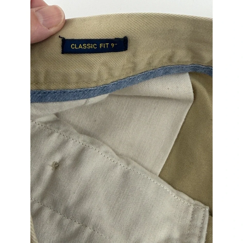 Polo Ralph Lauren Shorts Mens Stretch Classic Fit Shorts Size 38 Khaki Preppy